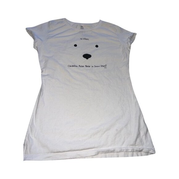 Quebec Canadian Polar Bears Girls T Shirt Size XL - Picture 3 of 8